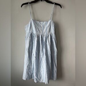 American Eagle Outfitters Blue and White Dress